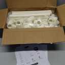 puheca Large Stuffed Animal Storage Organizer, Creative PVC Stuffed Animals Storage Zoo Cage, Vertical Space Saving Large Capacity Plush Toy Zoo Holder for Kids Room Playroom-White