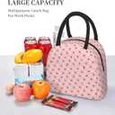 Strawberries Insulated Lunch Bag for Women Men Large Reusable Lunch Box Adult Leakproof Portable Cooler Tote Bags for Work Picnic Office Travel Outdoors (one size)
