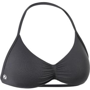 AUROLA Influence Strappy Bra Sports Bras for Women, Backless Padded Impact Strappy Bra Workout Gym Yoga with Removable Cups, S (Black)