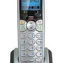 VTech Accessory Handset for DS6151 Series with 2-Line Cordless Phone, Suitable for Small Business or Home, Answering System, Expandable up to 12 Handsets, Intercom, Conference | DS6101 (Black/Silver)