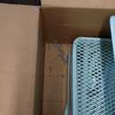 Amazon Basics 3-Tier Metal Rolling Utility Cart, Storage Organizer, Multi-Functional Kitchen Island Cart, Portable Shelving Unit with Caster Wheels, Mint Green