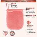 Finishing Touch Flawless Facial Mitt - 7-Day Makeup Remover Cloth Set, Reusable Pads, Face Wipes, Clean and Clear Face