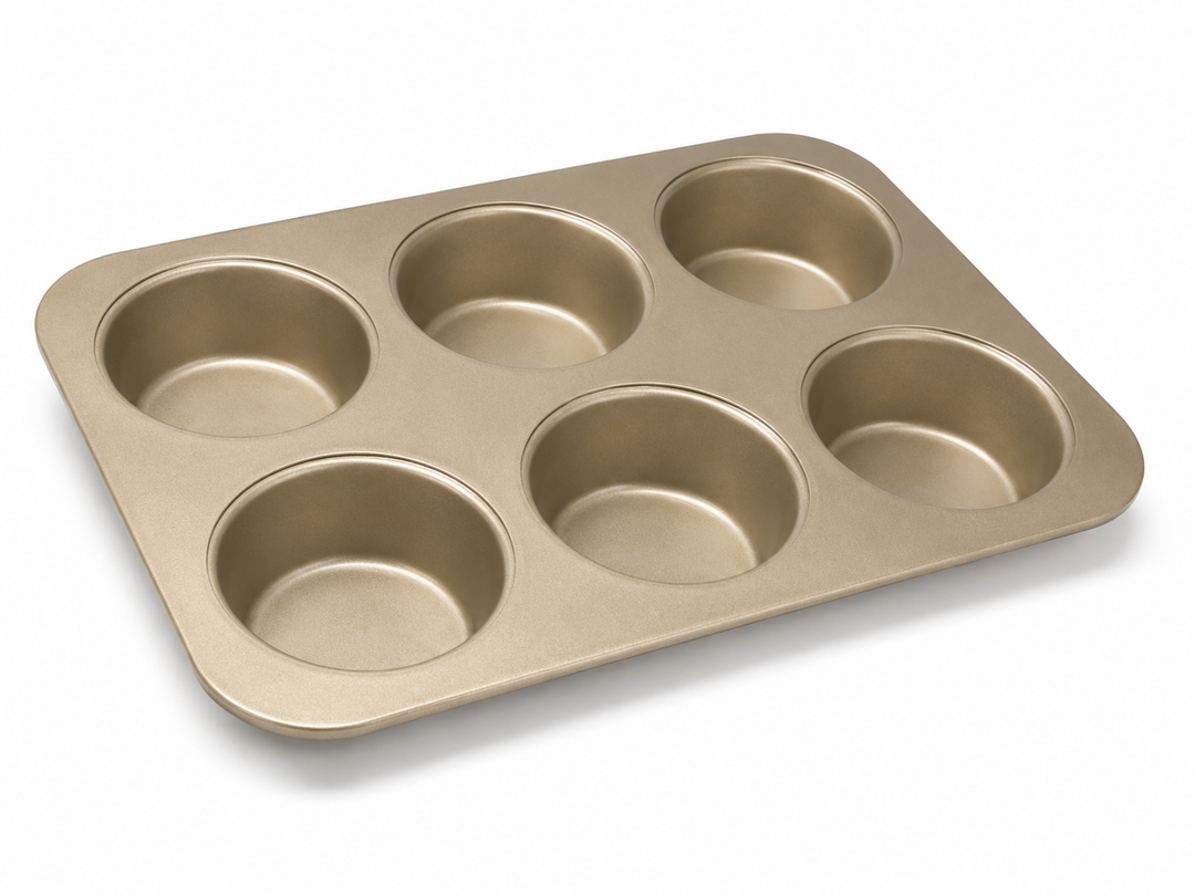 Nordic Ware Natural Aluminium Muffin Pan, 2 Pack 