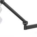 InnoGear Low Profile Mic Arm, 360 Rotatable Microphone Arm Stand Foldable Desk Mic Boom Arm with 3/8" to 5/8" Adapter for Fifine AM8 K669B Blue Yeti HyperX Quad Cast Solo Cast AT2020 and Other Mics (Black)