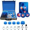 Shockwave Therapy Machine, Electromagnetic Extracorporeal Shock Wave Therapy Machine Touch Screen Pain Relief Body Massager Muscle Relax with 7 Massage Heads