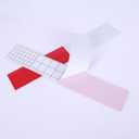 Red/White Reflective Tape 50 Pack, 2" x 12", Waterproof Self-Adhesive Safety Caution Warning Tape for Cars, Trucks, Trailers, Boats & Road Signs, Trailer Reflector