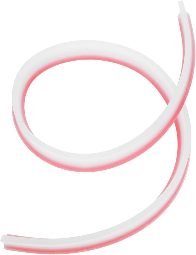 Flexible Silicone Water Barrier Strip Self-adhesive Shower Splash Guard for Door Bottom Easy Installation Transparent Design for Dry and Wet Separation Bathrooms and Kitchens