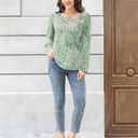 Disamer Long Sleeve Shirts for Women Fall Clothes Teacher Outfits 2026 Button Blouses Dressy Casual Square Neck Tunic Tops (M)