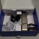 TEEHO TE003 Keyless Entry Keypad Door Lock with Handle, Electronic Digital Smart Locks for Front Door, Smart Door Knob with Code for Bedroom with Interior Locks, Auto Lock, Passage Mode, Satin Nickel