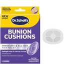 Dr. Scholl's BUNION CUSHION with Hydrogel Technology, 5ct // Cushioning Protection against Shoe Pressure and Friction that Fits Easily In Any Shoe for Immediate and All-Day Pain Relief