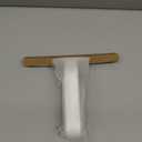 dancemoon JustHang Shower Squeegee for Glass Doors, All-in-One Piece Silicone Squeegee with Built-in Hook for Bathroom, Window, Mirror, Tile Wall, Car, Streak-Free Bathroom Cleaner Tool,10 Inch White