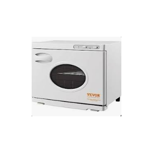 VEVOR 23L Large Capacity Hot Warmers with See Through Window, Two Stainless Steel Racks, Holds up 50-60 Towels, 2-in-1 Quick and All-Round Heating for Facials, SPA, Massage, Salon, White