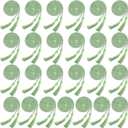 25 Pieces Graduation Honor Cord Rayon Braided Honor Cords with Tassel for Graduation Students Bachelor Master Doctoral Gown Grad Decor (Grass Green)