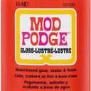Mod Podge Gloss Sealer, Glue & Finish: All-in-One Craft Solution- Quick Dry, Easy Clean, for Wood, Paper, Fabric & More. Non-Toxic - Craft with Confidence, Made in USA, 16 oz., Pack of 1