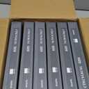 6 Pack Sublimation Slate Blanks, Heat Thermal Transfer Sheet Stone Photo Frame DIY Sublimation Blank with Display Holder for Desktop Souvenir Custom Design Work