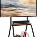 Mobile TV Stand with Wheels, Rolling Easel TV Cart for 32"-65" TVs