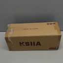 KSIIA Orthopedic Dog Bed Dog Crate Bed Waterproof for Large Dogs Deluxe Plush Washable Pet Mat with Egg Crate Foam & Removable Cover, 35 x 22 Inch, Gray (Light Grey)