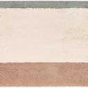 House of Noa Bath Mat  100% Plush Cotton Non Slip Luxury Bathroom Rugs Washable  Soft Handmade Absorbent Bath Mat for Bathroom Floor, Vanity, or Tub-Side Use  Riley Santa Fe 21x58
