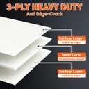 16 Pack White Foam Board for Art Craft, 24 x 36 x 3/16" Thick
