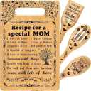Mothers Day Mom Gifts for Mom Birthday Easter Gifts from Daughter Son | I Love Best Mom Ever New Single Moms Cool Christmas Valentines Present from Daughter Cutting Boards Unique Mom Gift