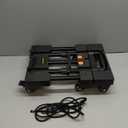 Voipvvii Folding Hand Truck 500lbs, Portable Heavy Duty Dolly Cart, 6 Wheels Collapsible Luggage Cart with 2 Elastic Ropes - Compact Trolley Cart for Easy Moving - Ideal Hand Cart for Travel and More (Black)