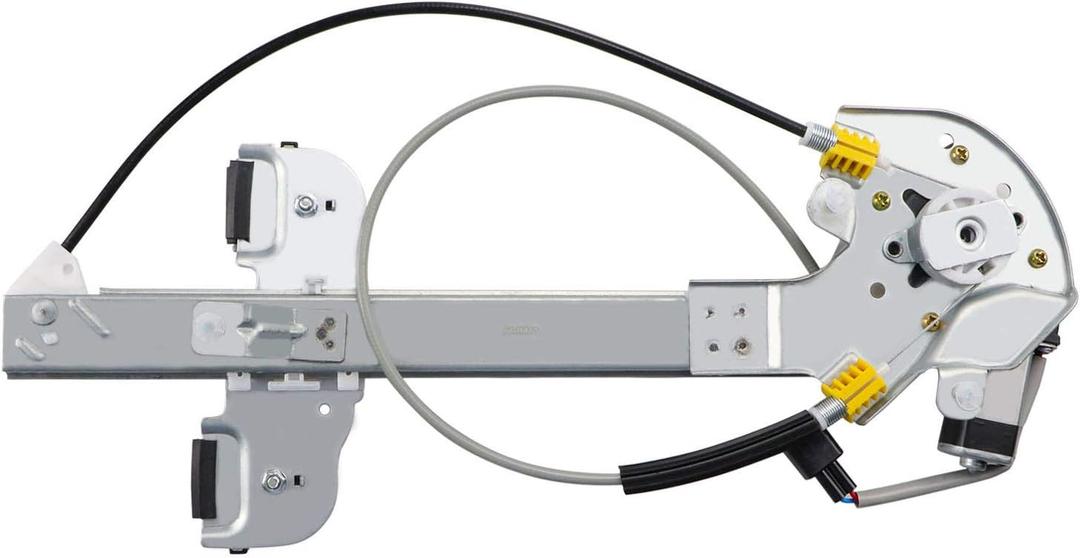 Rear Left Driver Side Power Window Regulator with Motor Fit for Buick Lesabre 2000 2001 2002 2003 2004 2005, Replaces 741-811