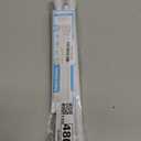 2-Pack White Tension Curtain Rods, 18 to 36 Inch, Spring-Loaded Curtain Rods No Drilling, Small Tension Rod for Windows, Door Closet, Pressure Rod