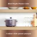 Crock-Pot Design Series 4.5 Quart Manual Slow Cooker, Purple Potato