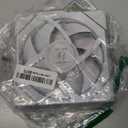 Lian Li UNI Fan TL LCD Wireless 140-Single Pack(Reverse Blade)-2.4 GHz Wireless Signal 140MM ARGB Fan-Infinity Mirror-Daisy-Chain-Lighting Effects-Controller NOT Included&Required-White (14RTLLCD1W1W)