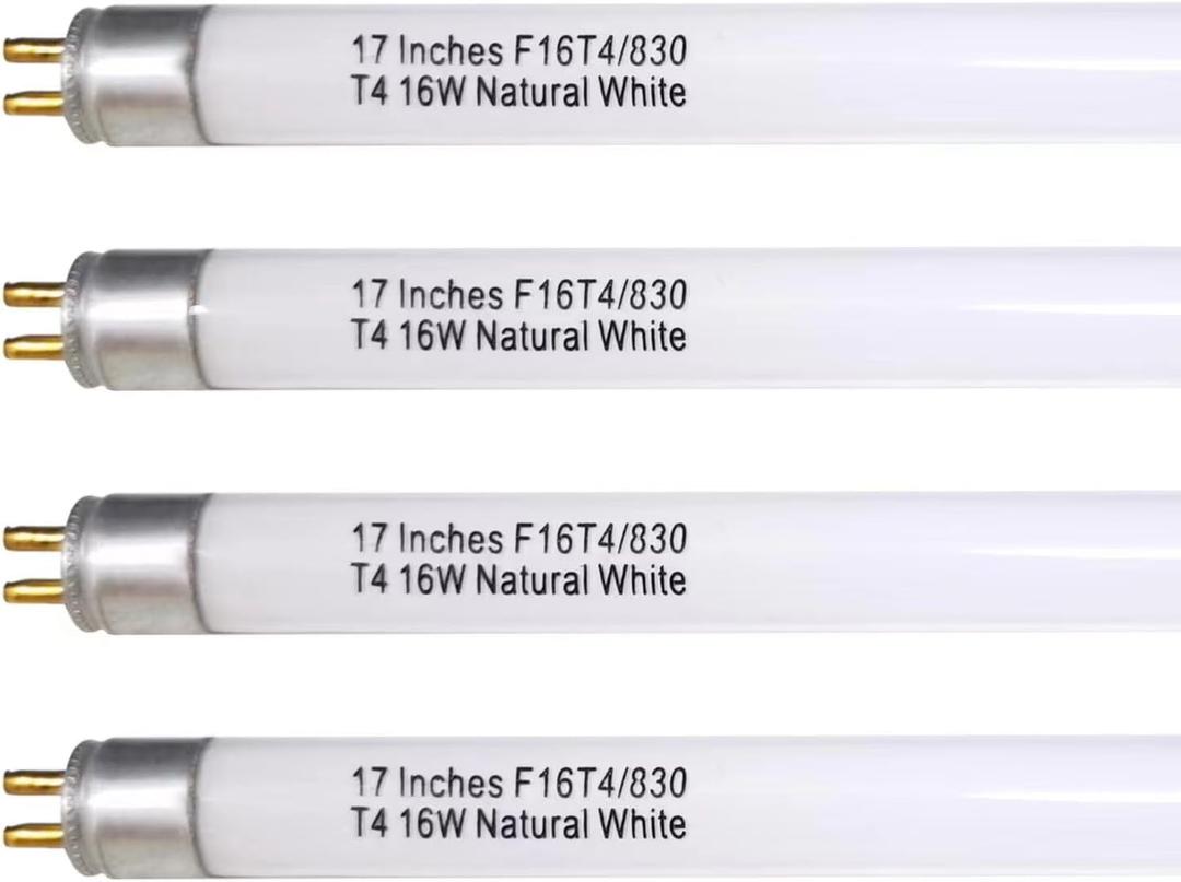17 Inch T4 16W Fluorescent Bulb for Westek 20125 FA200WBC 16 Watt T4 Warm White, Furnlite FC-952 Light Bulb G5 Base 3000K