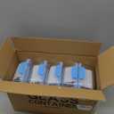 C CREST Glass Meal Prep Containers, [10 Pack] Glass Food Storage Containers with Lids, Airtight Bento Boxes, BPA Free & Leak Proof (10 Lids & 10 Containers) (Blue)