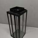 Hanging Decor Hurricane Lantern Candle Holder for Festival Ceremony Home Decor, Both Indoor & Outdoor Use, Black