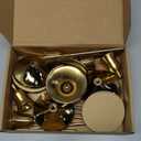 6pcs Gold Candle Holders, Candlestick Holders Taper Candle Holders for Pillar Candles Sticks Holder Decor Halloween Christmas Decorations Candle Candelabros para Centros de Mesa (Gold)