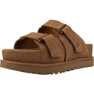 UGG Women's GOLDENSTAR HI Slide Sandal, Chestnut, 12