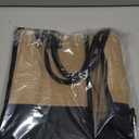 Personalized Gifts for Women Tote Bag, Initial Jute Tote Bag & Makeup Bags Monogrammed Beach Bag w/ Zipper, Mothers Day Birthday Gifts for Women Her Friends Mom Daughter Sister Grandma Teacher Nurse