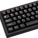 TIMSEKER Keycaps 129 Keys, Novelty Red and Black Keycaps, PBT Keycaps Japanese, Cherry Keycaps Set Black Keycaps 60 Percent, Keyboard Keycaps Japnese for Mechanical Gaming Keyboard
