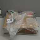 YUFAM 4 Tier Tall Wooden Bookshelf with Storage  Small Bookcase for Small Spaces, Shelf for Living Room, Office, Bedroom, Kitchen  Industrial Retro Brown Book Shelf