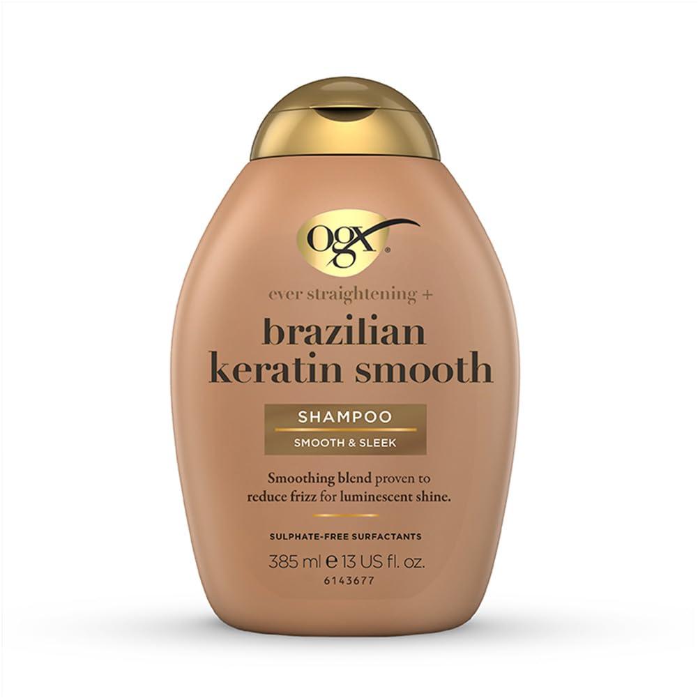 OGX Ever-Straight Brazillian Keratin Therapy Shampoo, 13 Ounce (13 Fl Oz (Pack of 1))