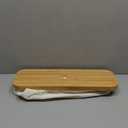 FILFEEL Stylish Foldable Toilet Storage Basket with Lid, Versatile for Bathroom, and Container (Beige)