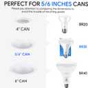 Energetic 12-Pack BR30 Dimmable Indoor LED Flood Light Bulb, 11W=75W, 5000K Daylight, 900LM, Ceiling Light Bulb for Cans, CRI85+