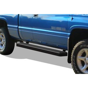 APS Running Boards 6in Black Compatible with Dodge Ram 1500 1994-2001 Club Cab & Ram 2500 3500 1994-2002 (Exclude 02 Body Style Sold in 01) Stainless Steel (Nerf Bars Side Steps Side Bars)