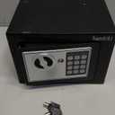 Yuanshikj Electronic Deluxe Digital Security Safe Box Key Keypad Lock Home Office Hotel Business Jewelry Gun Cash Use Storage money (BLACK)