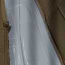 SUNNYARD 10FT Bamboo Patio Umbrella, UPF50+ Outdoor Umbrella, Off White