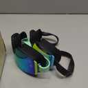 Aegend Kids Swim Goggles 2 Pack – Large Frame Anti Fog Soft Silicone Leak Proof UV Protection for Boys Girls Age 3-15 (Black/Iridescent Pink Plated+Black/Emerald Green/Iridescent Gold Plated)