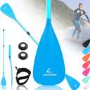 LEDONNE SUP Paddle 4-Piece Adjustable Kayak Paddle Floating Lightweight Paddle Board Oar with Aluminum Alloy Shaft and 2 Nylon Blades Best Price Based on Our 3 Million Sets Per Year 500 bought monthly