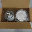 2 Pack Regular Mouth Mason Jars 16oz Glass Canning Jars with Airtight Lids for Preserving, Jam, Honey, Jelly, Wedding Favors, Sauces, Meal Prep, Overnight Oats, Salad