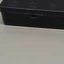 XL Pill Organizer 4 Times a Day, BUG HULL Large Weekly Pill Box for Travelling, Portable Pill Cases 7 Day pill Container Removable Daily Medicine Organizer for Cod-liver oil, Vitamins, Supplements (Black)