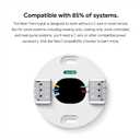 Google Nest Thermostat - Smart Thermostat for Home - Programmable Wifi Thermostat - Charcoal