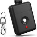 Linear DNT00026 Delta-3 310MHZ Garage Door Remote, 1-Channel Keychain Transmitter Compatible with Linear DTA DTC Ladybug, 8 Dip Switches Mini Garage Door Remote Opener, 1 Pack