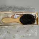 Belula 100% Boar Bristle Hair Brush Set (Medium). Soft Natural Bristles for Thin and Fine Hair. Restore Shine And Texture. Wooden Comb, Travel Bag and Spa Headband Included!